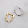 MULTI CZ U-SHAPED SEPTUM HINGED SEGMENT HOOP RING 316L SURGICAL STEEL MULTI CZ U-SHAPED SEPTUM HINGED SEGMENT HOOP RING 316L SURGICAL STEEL
